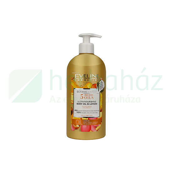 EVELINE BOTANIC EXPERT TÁPLÁLÓ TESTÁPOLÓ 5 FÉLE OLAJJAL 350ML