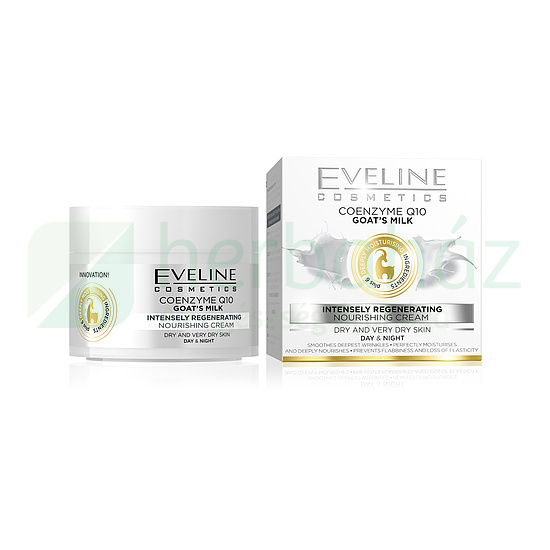 EVELINE NATURE LINE COENZYME Q10 KECSKETEJES REGENERÁLÓ ARCKRÉM 50ML