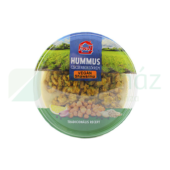 FANAN HUMMUS - CSICSERIBORSÓ KRÉM SHAWARMA SZÓSSZAL 200G[H]