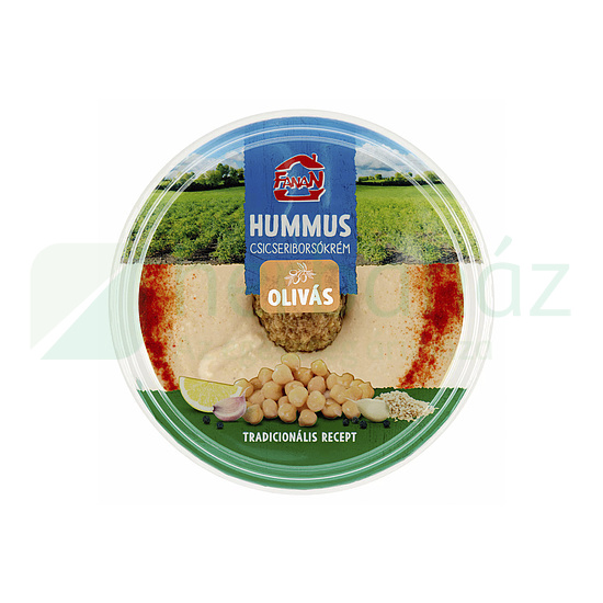 FANAN HUMMUS CSICSERIBORSÓ KRÉM OLIVÁS SZÓSSZAL 250G[H]