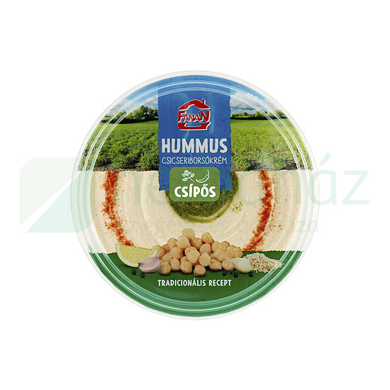 FANAN HUMMUS CSICSERIBORSÓKRÉM CSÍPŐS SZÓSSZAL 250G[H]