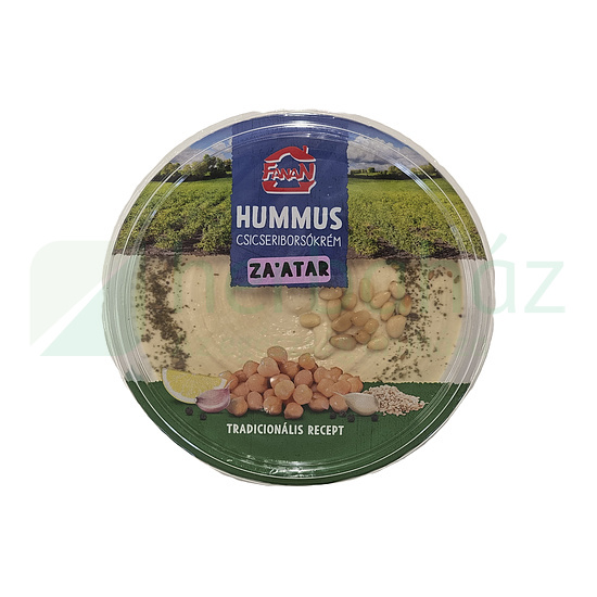 FANAN HUMMUS CSICSERIBORSÓKRÉM FENYŐMAG ÉS ZAATAR 250G[H]