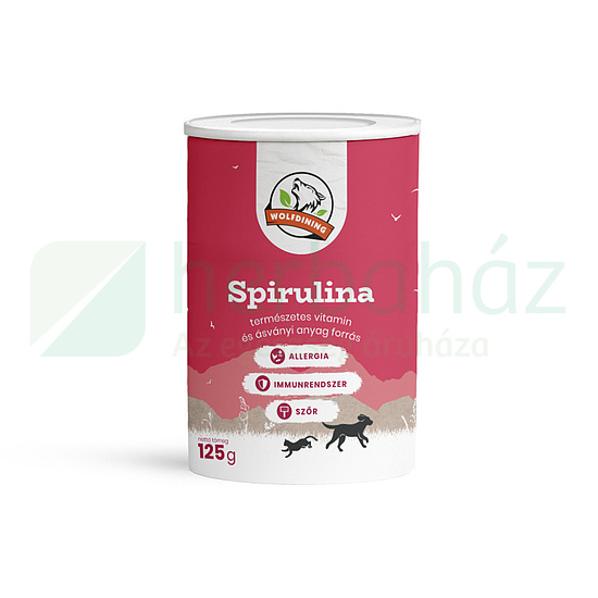 FARKASKONYHA SPIRULINA ALGA KUTYÁKNAK, MACSKÁKNAK 125G