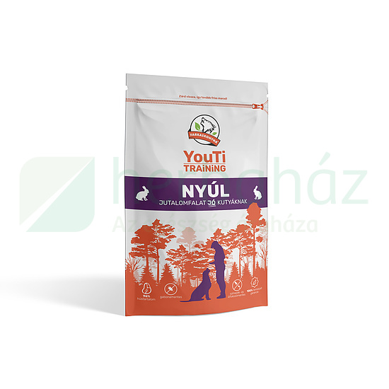 FARKASKONYHA YOUTI TRAINING NYÚL JUTALOMFALAT 100G