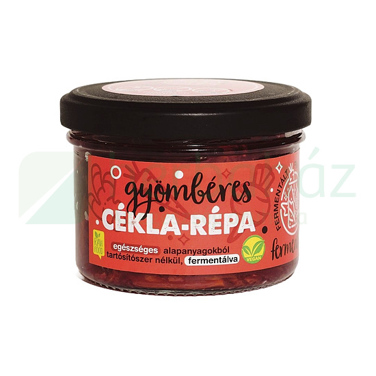 FERMENTINI VEGAN FERMENTÁLT FINOMSÁGOK GYÖMBÉRES CÉKLA-RÉPA 150GR[H]