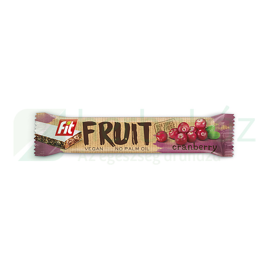 FIT FRUIT GYÜMÖLCSÖS SZELET VÖRÖSÁFONYÁS 23G