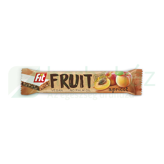 FIT FRUIT SÁRGABARACKOS ÍZŰ GYÜMÖLCSÖS MÜZLI SZELET 23G