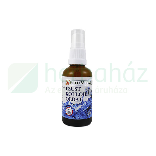 FITOVITAL EZÜSTKOLLOID OLDAT SZÓRÓFEJES 25PPM 50ML