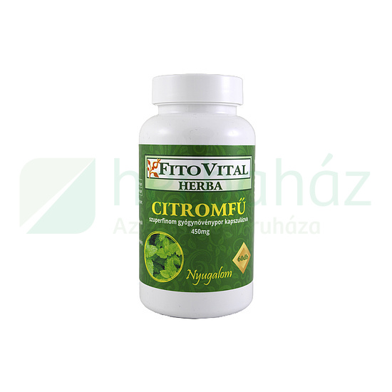 FITOVITAL HERBA CITROMFŰ KAPSZULA 60DB