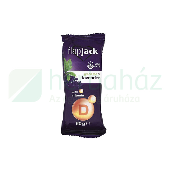 FLAPJACK CITROM-LEVENDULA-ZÖLDTEA ÍZŰ ZABSZELET D-VITAMINNAL 60G