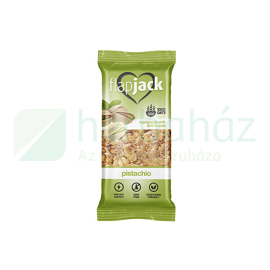 FLAPJACK PISZTÁCIÁS ÍZŰ ZABSZELET 100G