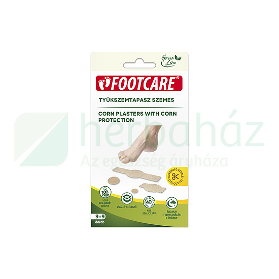 FOOTCARE TYÚKSZEMTAPASZ SZEMES 9+9DB