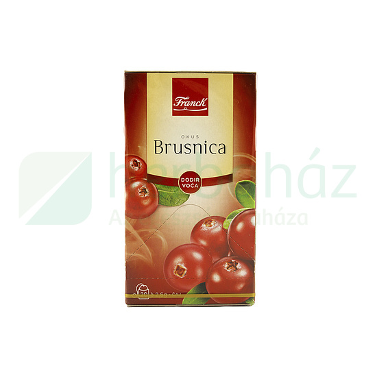 FRANCK GYÜMÖLCSTEA VÖRÖS ÁFONYA ÍZŰ, KOFFEINMENTES, FILTERES 20DB