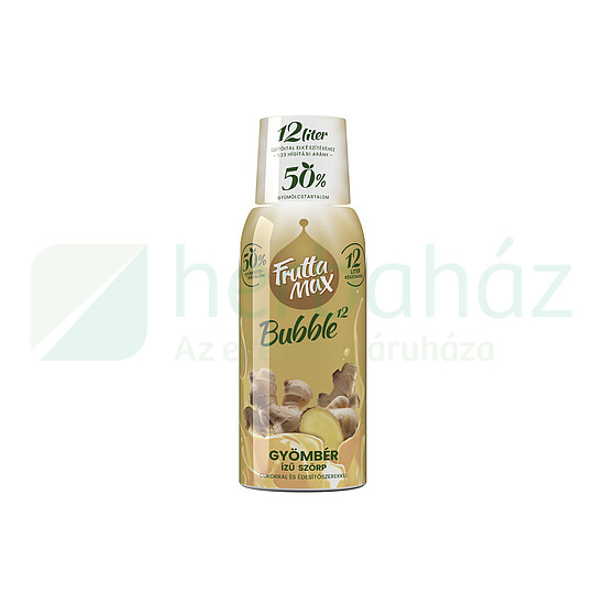 FRUTTAMAX BUBBLE 12 GYÜMÖLCSSZÖRP GYÖMBÉR 500ML DRS+50FT BETÉTDÍJ