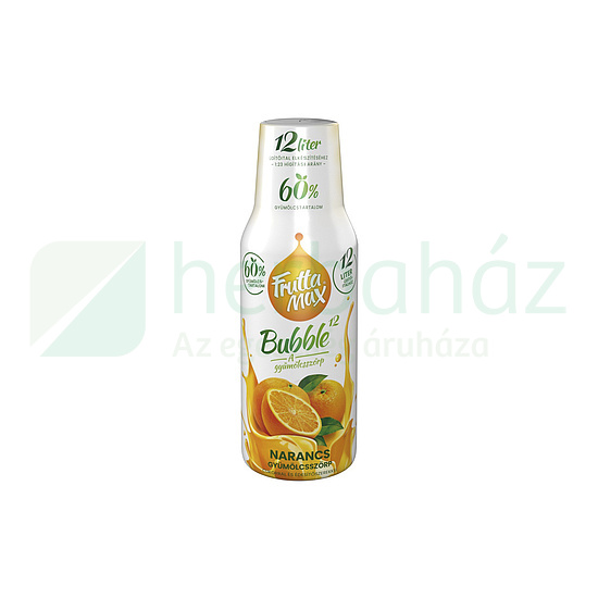 FRUTTAMAX BUBBLE 12 GYÜMÖLCSSZÖRP NARANCS 500ML DRS+50FT BETÉTDÍJ