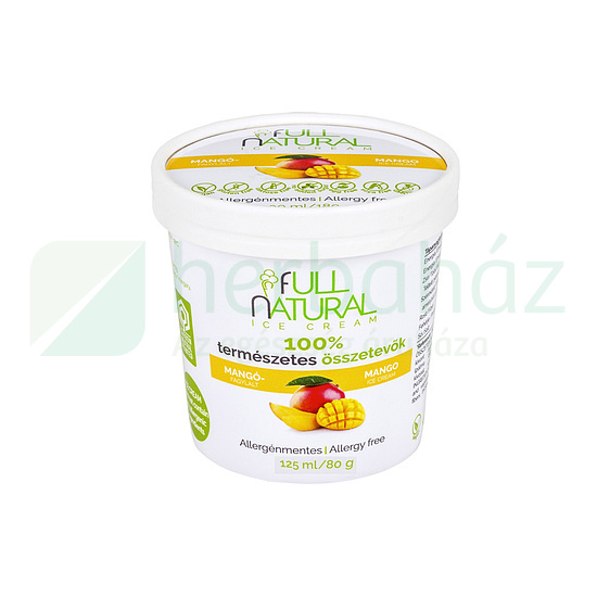 FULL NATURAL VEGÁN ALLERGÉNMENTES MANGÓ JÉGKRÉM 125ML [F]