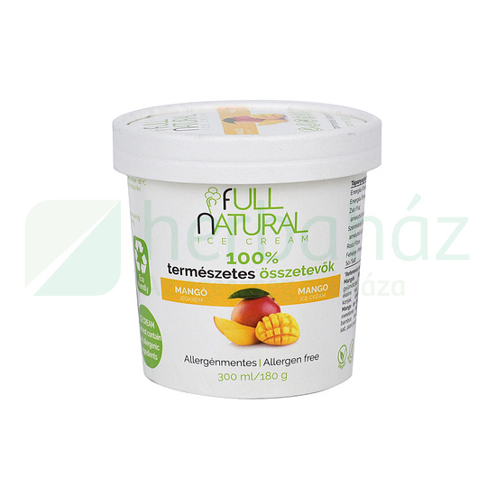 FULL NATURAL VEGÁN ALLERGÉNMENTES MANGÓ JÉGKRÉM 300ML [F]