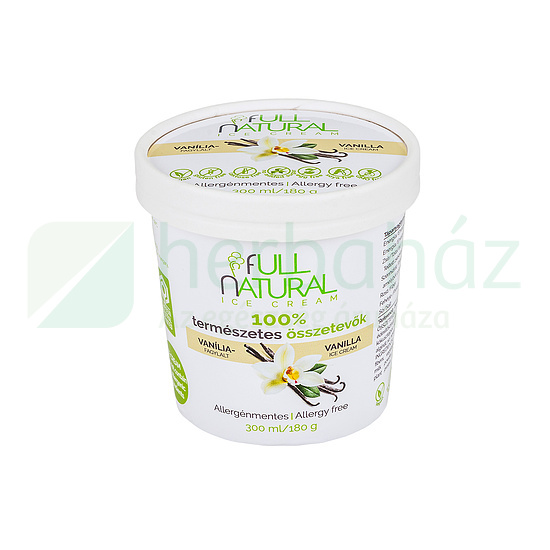 FULL NATURAL VEGÁN ALLERGÉNMENTES VANÍLIA JÉGKRÉM 300ML [F]