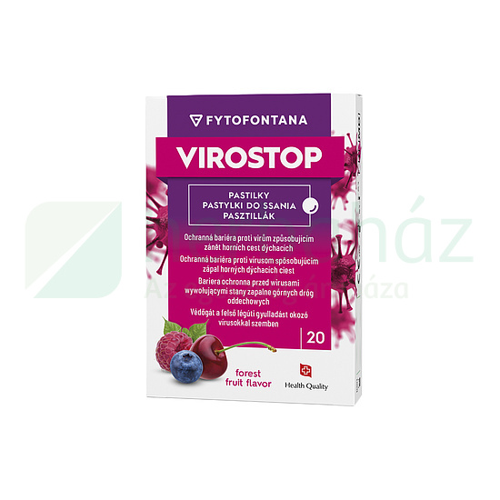 FYTOFONTANA VIROSTOP PASZTILLA ERDEI GYÜMÖLCS 20DB