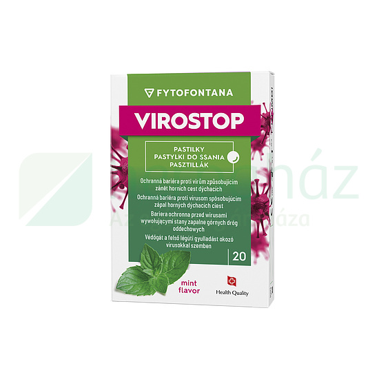 FYTOFONTANA VIROSTOP PASZTILLA MENTA 20DB