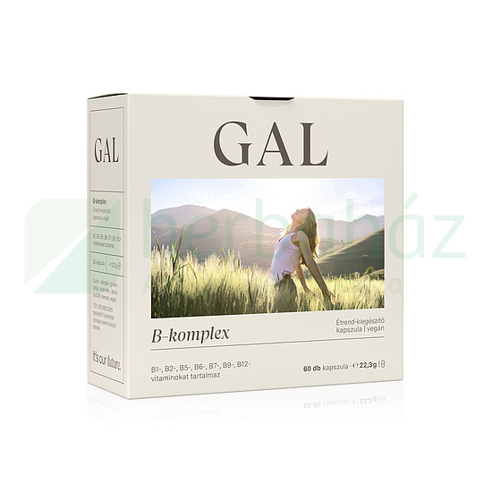 GAL B-KOMPLEX VEGÁN KAPSZULA (ÚJ) 60DB