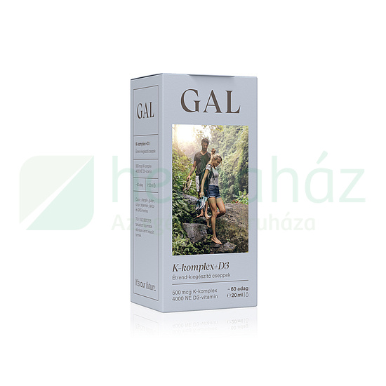 GAL K-KOMPLEX 500MCG +D3 VITAMIN CSEPPEK 20ML