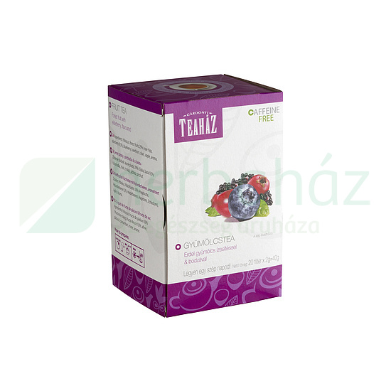 GÁRDONYI TEAHÁZ ERDEI GYÜMÖLCS TEA FILTERES 20DB