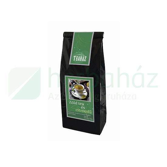 GÁRDONYI TEAHÁZ ZÖLD TEA ÉS CITROMFŰ SZÁLAS 50G