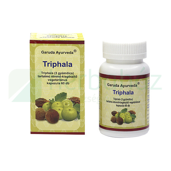 GARUDA AYURVEDA TRIPHALA VEGETÁRIÁNUS KAPSZULA 60DB