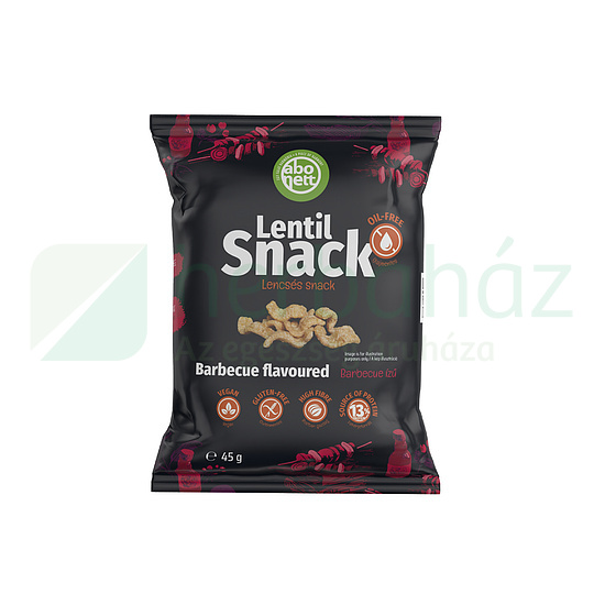 GLUTÉNMENTES ABONETT LENCSÉS SNACK BARBECUE ÍZŰ 45G