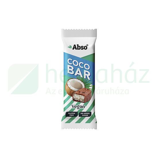 GLUTÉNMENTES ABSO COCO BAR SZELET ROSTOKKAL 35G