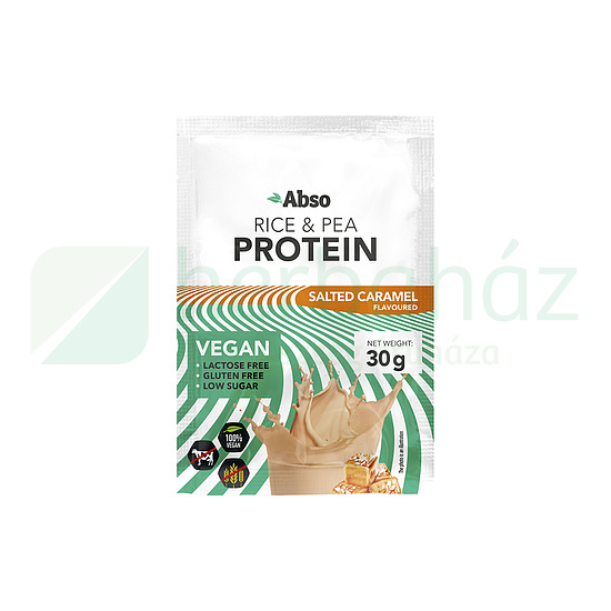 GLUTÉNMENTES ABSO VEGÁN PROTEIN POR SÓS KARAMELL ÍZŰ 30G