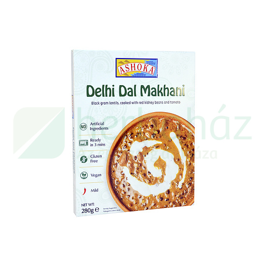 GLUTÉNMENTES ASHOKA VEGÁN DELHI DAL MAKHANI INDIAI KÉSZÉTEL 280G