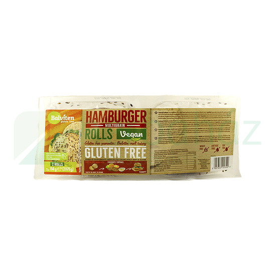 GLUTÉNMENTES BALVITEN VEGAN HAMBURGER BUCI SOKMAGVAS (2X75G) 150G