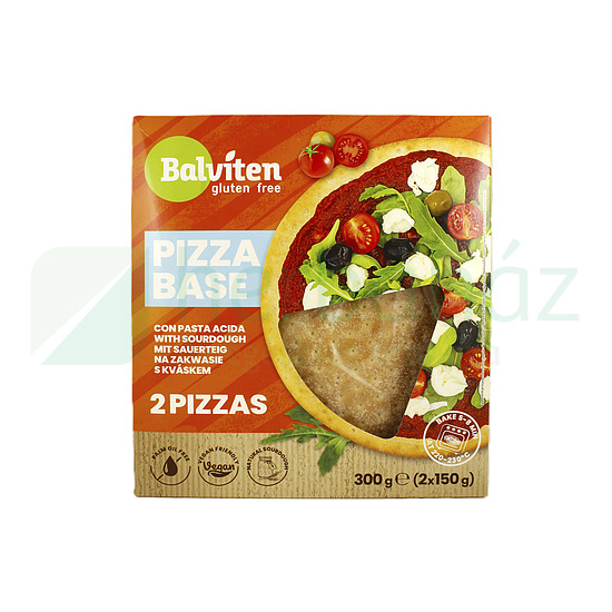 GLUTÉNMENTES BALVITEN VEGAN PIZZA ALAP (2X150G) 300G