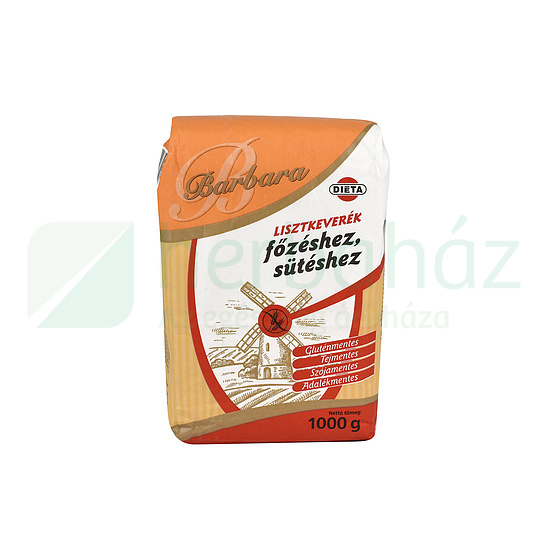 GLUTÉNMENTES BARBARA LISZTKEVERÉK FŐZÉSHEZ-SÜTÉSHEZ 1000G