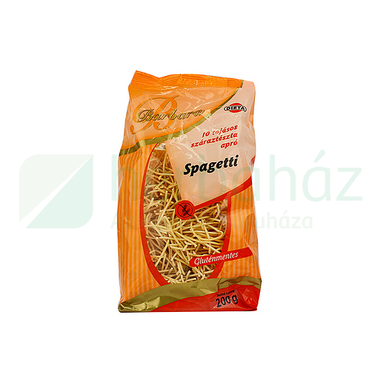 GLUTÉNMENTES BARBARA TÉSZTA SPAGETTI 200G