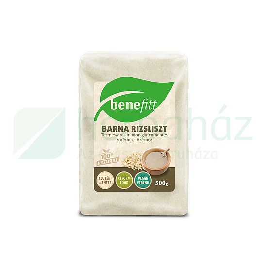 GLUTÉNMENTES BENEFITT BARNA RIZSLISZT 500G