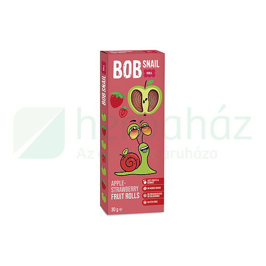 GLUTÉNMENTES BOB SNAIL GYÜMÖLCSTEKERCS ALMA-EPER 30G