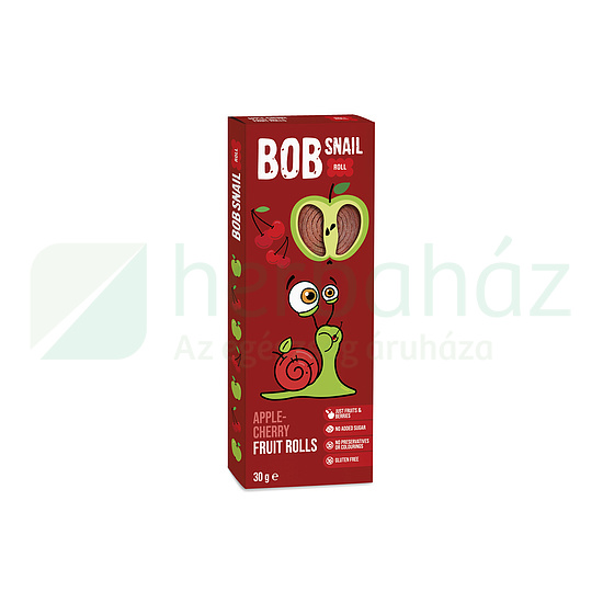 GLUTÉNMENTES BOB SNAIL GYÜMÖLCSTEKERCS ALMA-MEGGY 30G