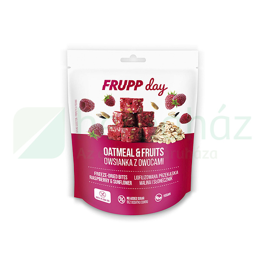 GLUTÉNMENTES CELIKO FRUPP DAY LIOFILIZÁLT ZABFALATOK MÁLNA-NAPRAFORGÓMAG 25G