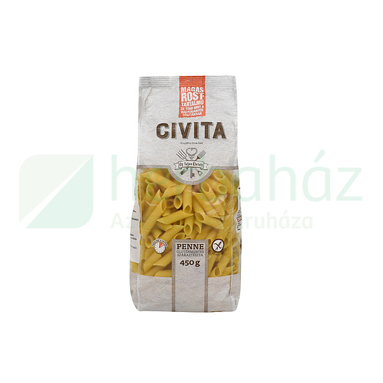 GLUTÉNMENTES CIVITA PENNE MAGASROSTTARTALMÚ 450G