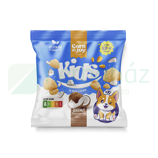 GLUTÉNMENTES CORN&JOY KIDS SNACK KÓKUSZ 40G