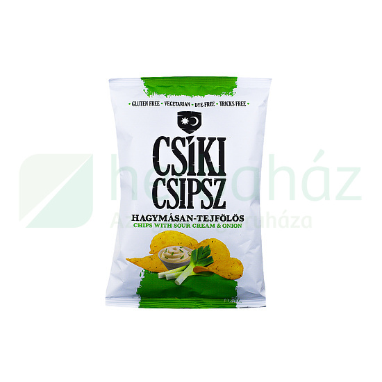 GLUTÉNMENTES CSÍKI CSIPSZ HAGYMÁSAN-TEJFÖLÖS 50G