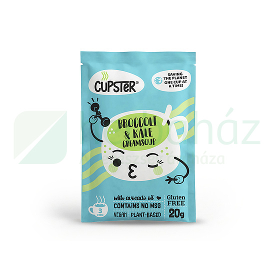 GLUTÉNMENTES CUPSTER INSTANT BROKKOLI-KEL KRÉMLEVES 20G