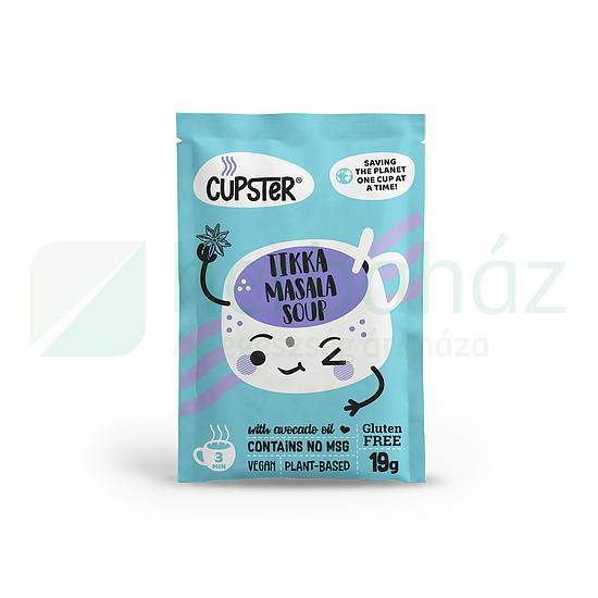 GLUTÉNMENTES CUPSTER INSTANT TIKKA MASALA LEVES 19G