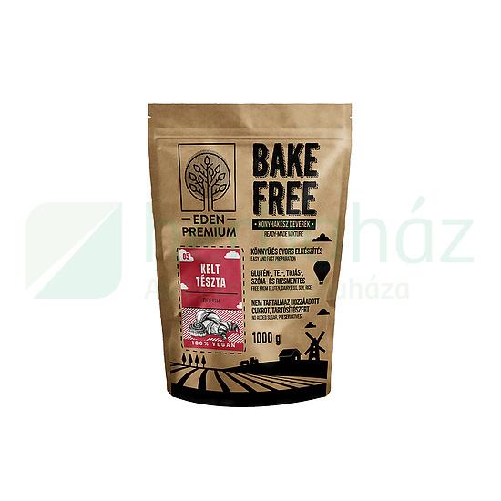 GLUTÉNMENTES EDEN PRÉMIUM BAKE-FREE KELT TÉSZTA LISZTKEVERÉK 1000G