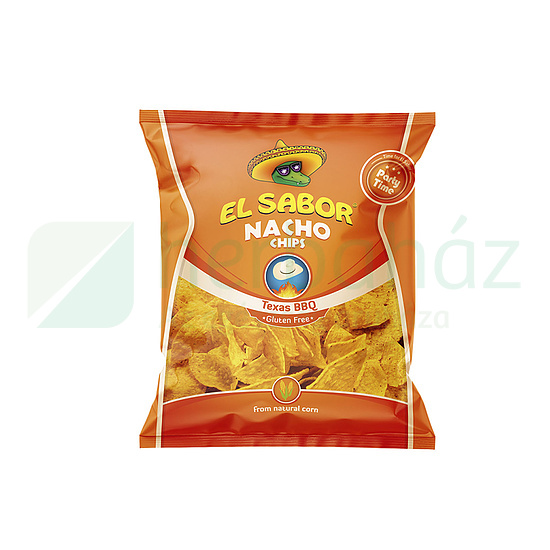 GLUTÉNMENTES EL SABOR NACHO CHIPS BARBECUE 225G