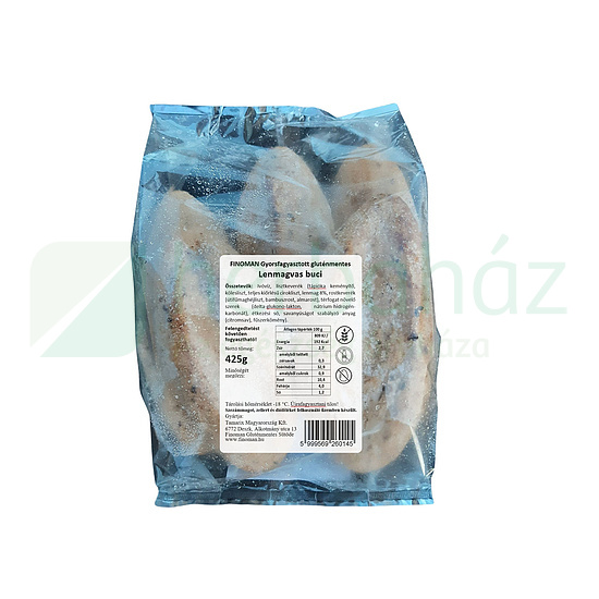 GLUTÉNMENTES FINOMAN GYORSFAGYASZTOTT LENMAGVAS BUCI 425G[F]