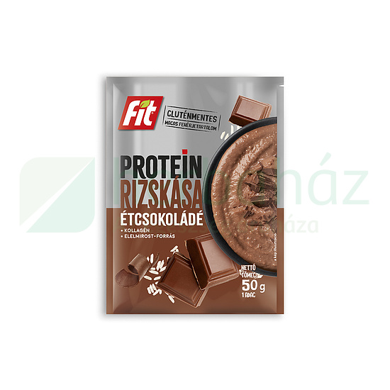 GLUTÉNMENTES FIT PROTEIN RIZSKÁSA ÉTCSOKOLÁDÉ 50G